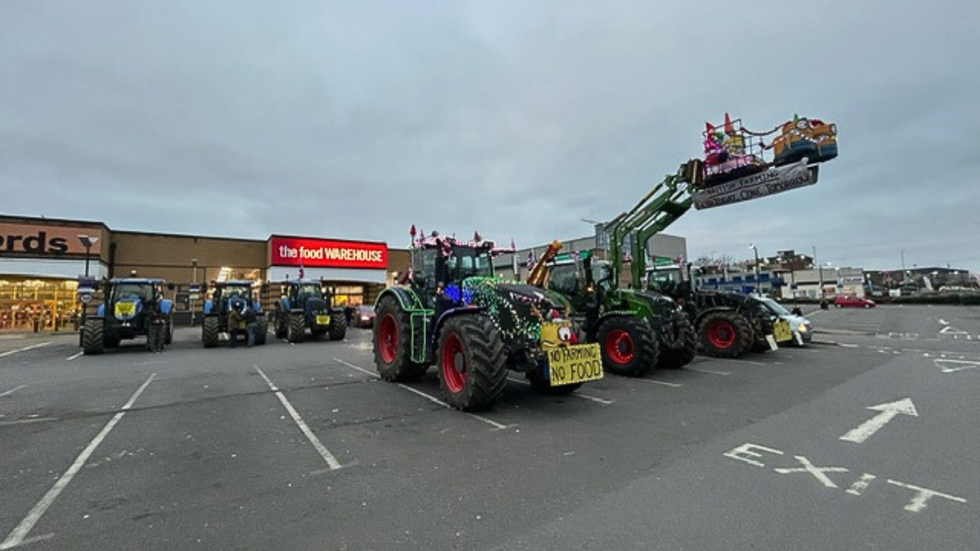 Six of the tractors in Hemel Hempsted, Hertfordshire