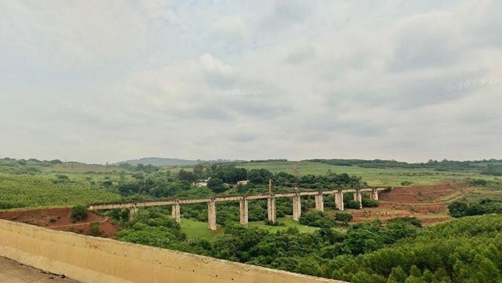 Skeleton Bridge in Brazil, an abandoned bridge where Maria Eduarda Rodrigues de Freitas plunged to her death