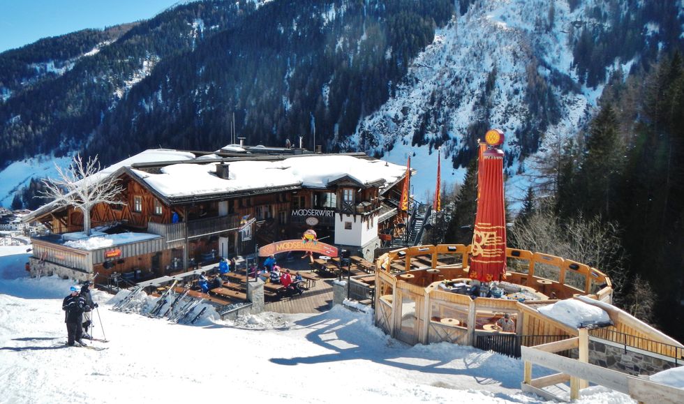 Ski bar in St Anton