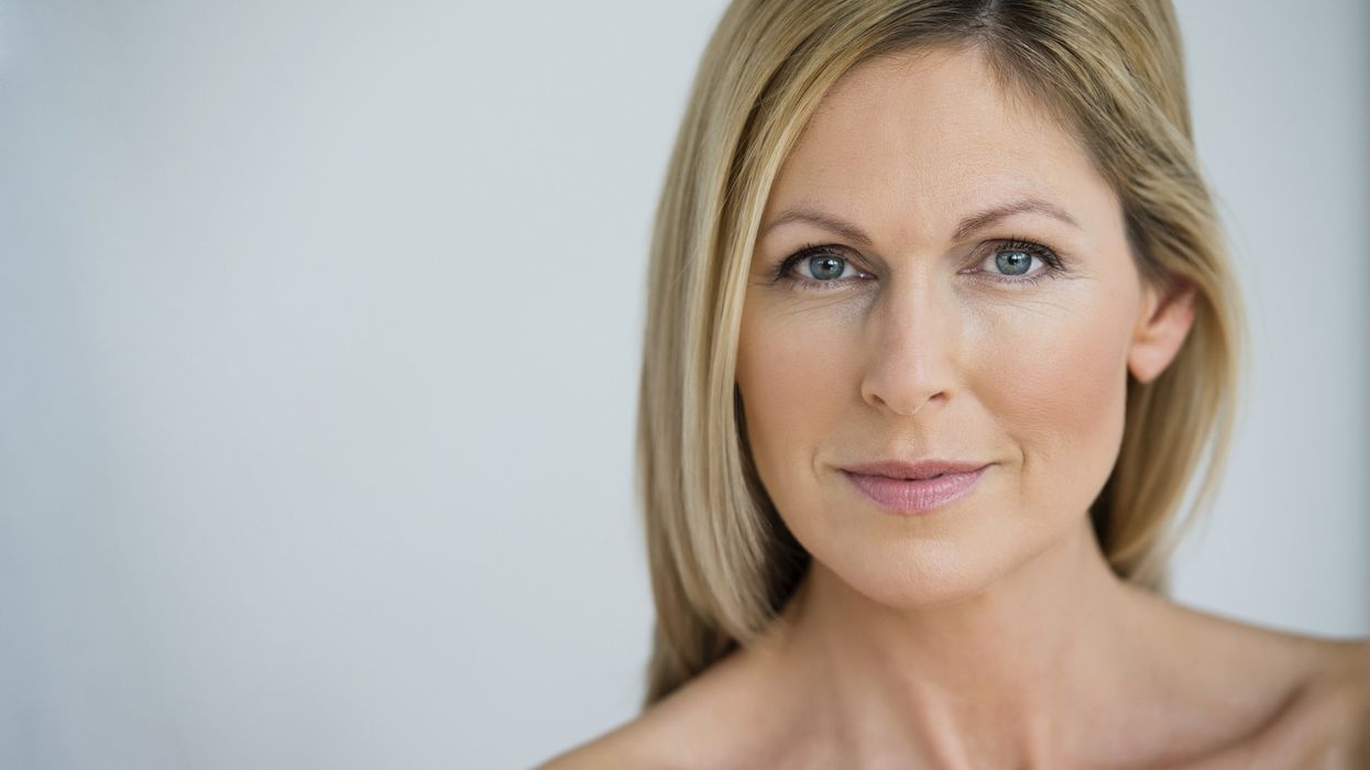 skin care middle-aged woman