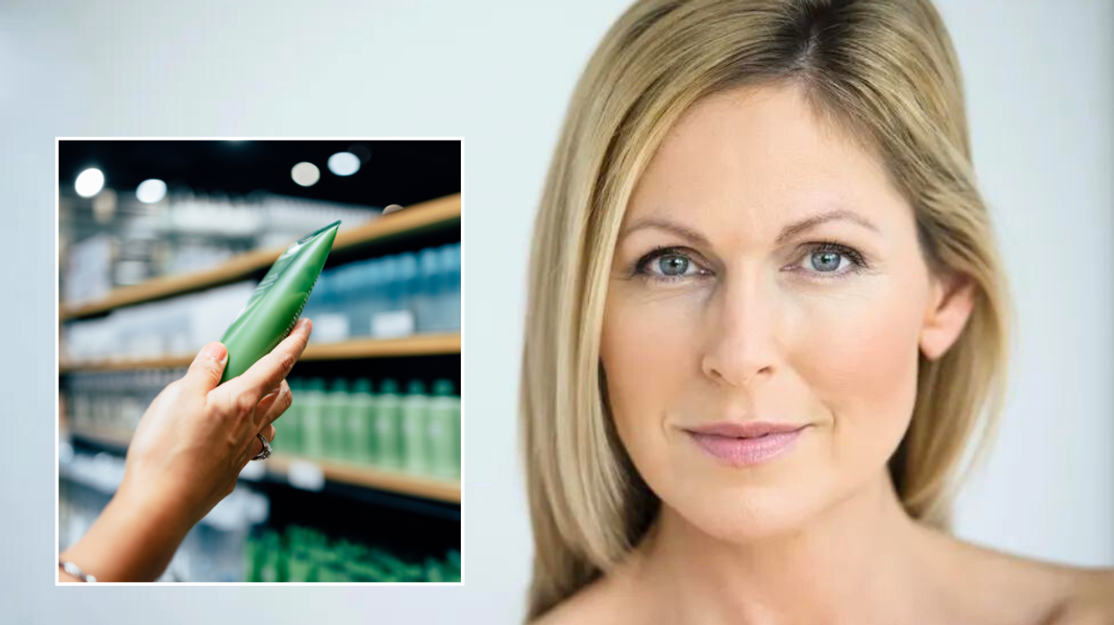 skin care / middle aged woman