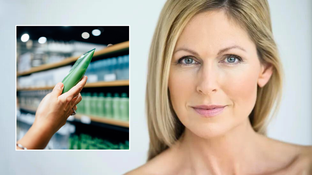 skin care / middle aged woman