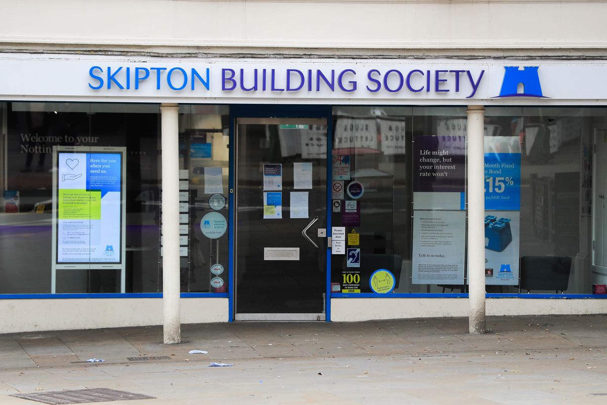 Skipton Building Society bank branch