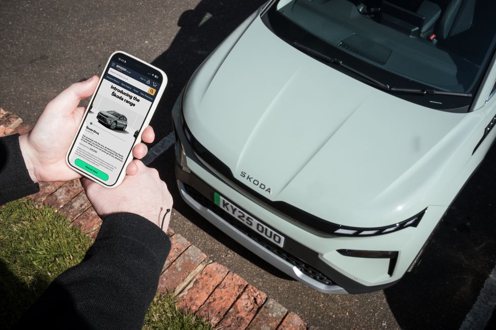 Skoda's online showroom on Amazon
