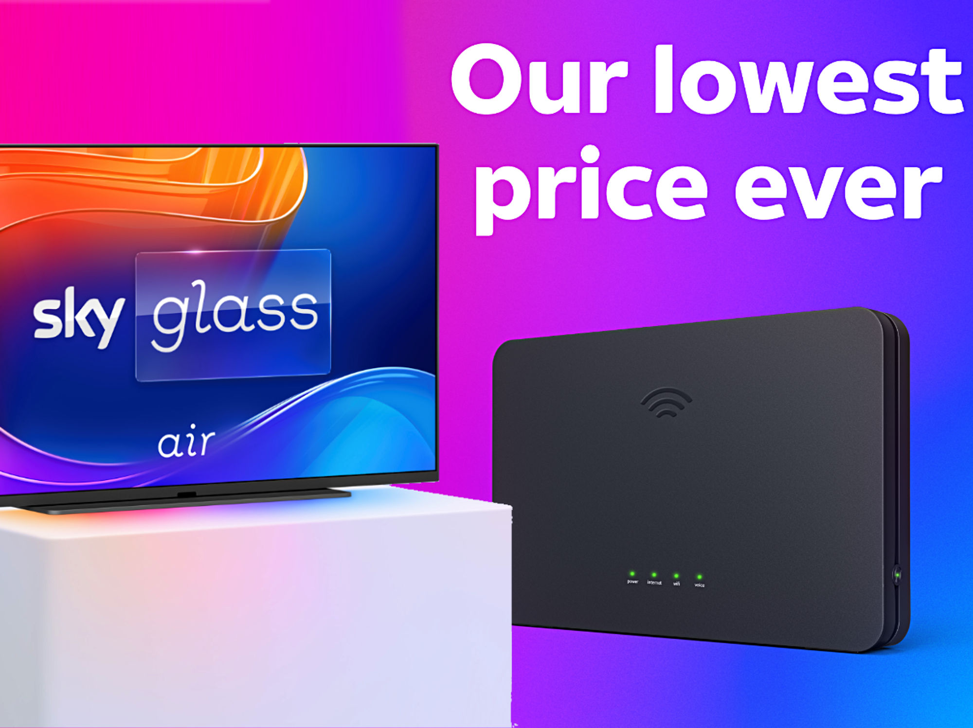 Sky Glass 4K TVs plummet to just £3 in blockbuster Black Friday sale, and that's only the beginning