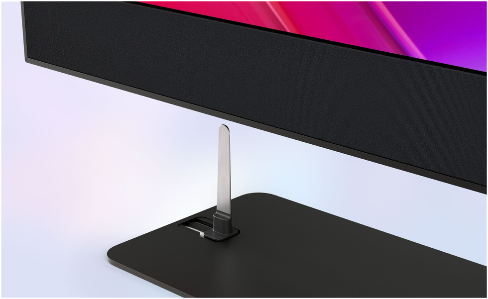 Sky Glass Gen 2 with new stand being fitted to the television