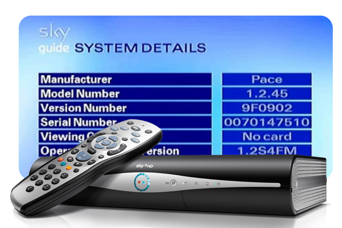 sky plus hd box pictured with a remote control resting against it with the error screen that sky viewers need to check ahead of the deadline 