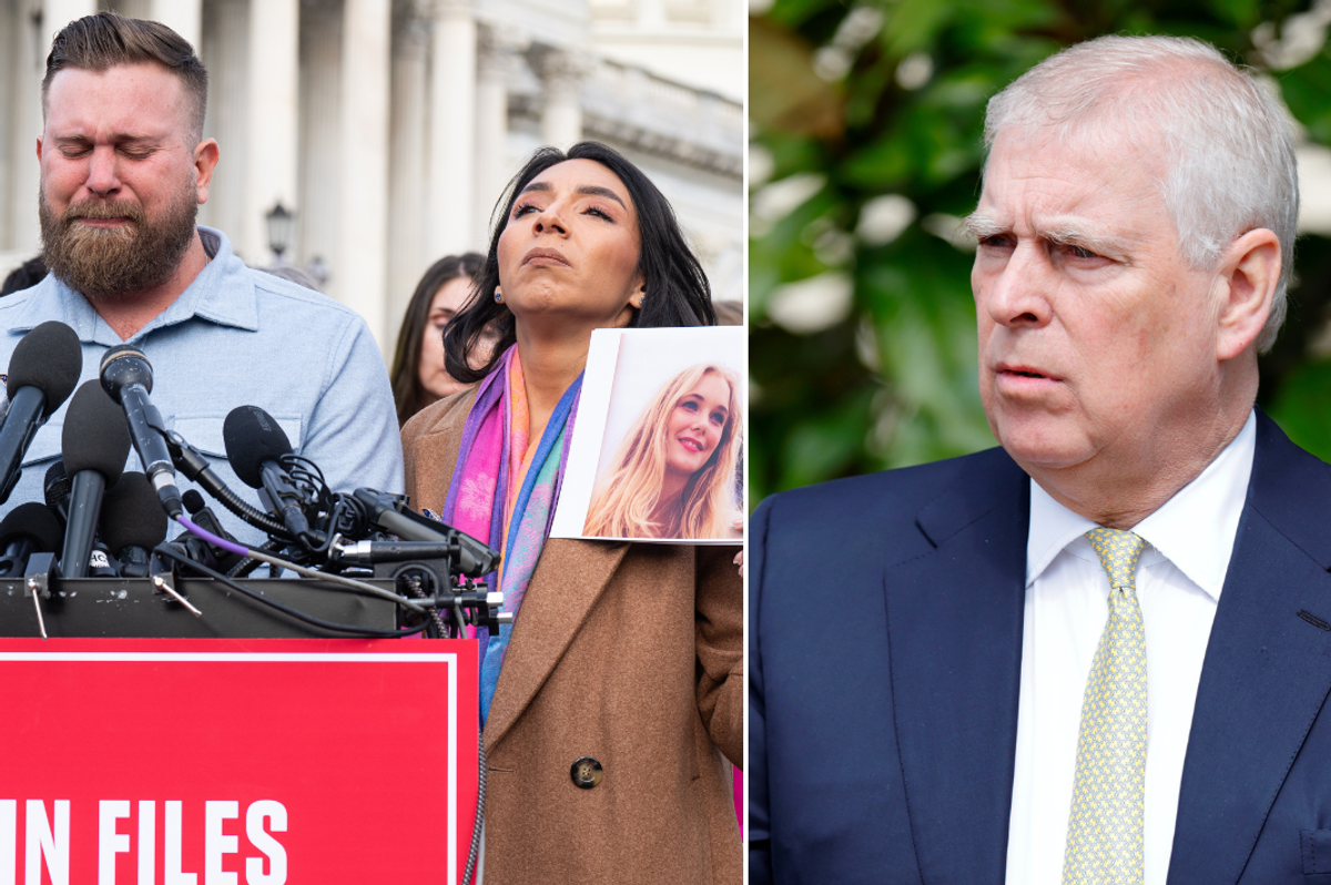 Sky Roberts and Prince Andrew