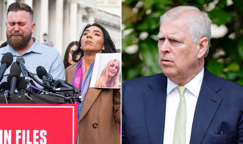 Sky Roberts and Prince Andrew