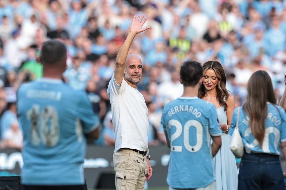 Sky Sports were forced to issue an on-air apology after an emotional Pep Guardiola swore during his farewell speech to Manchester City supporters