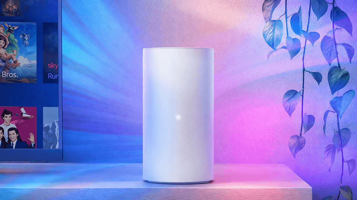 Sky Wi-Fi router on table