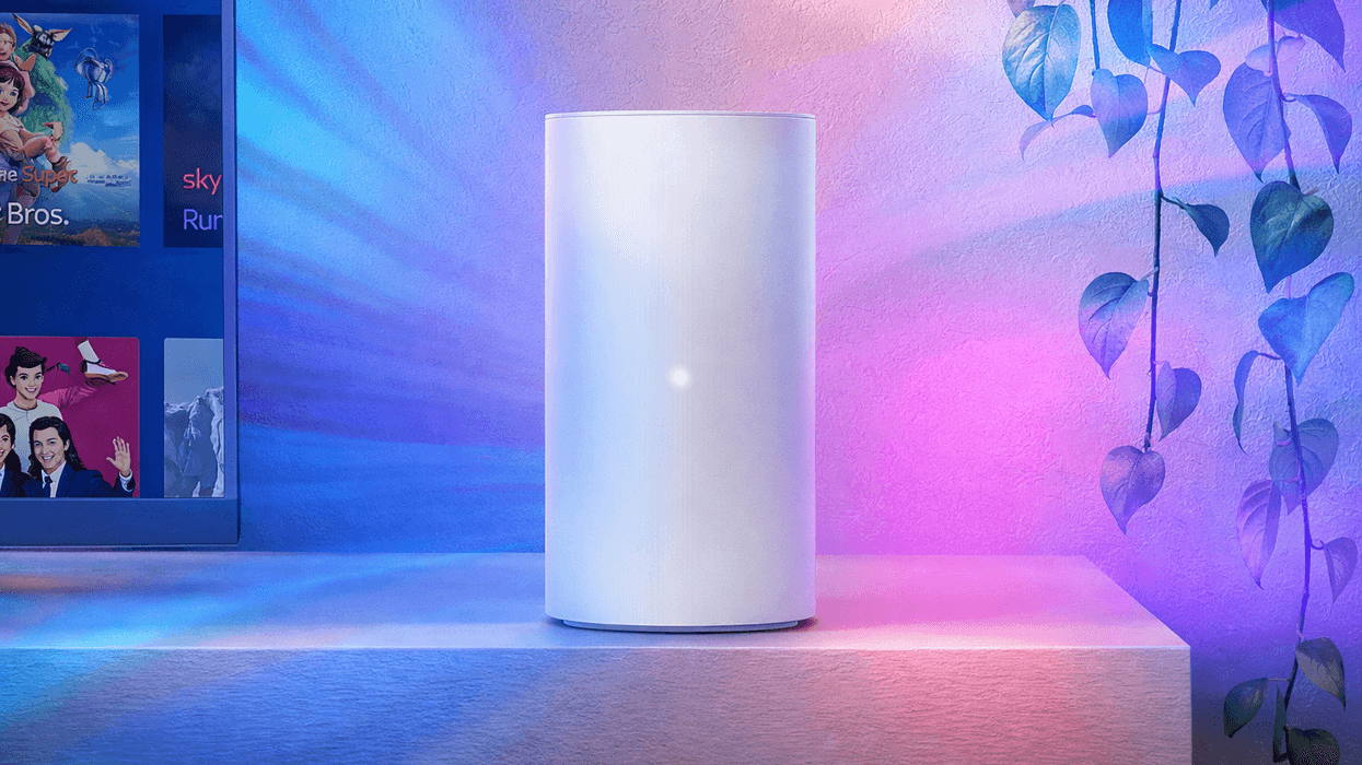 Sky Wi-Fi router on table