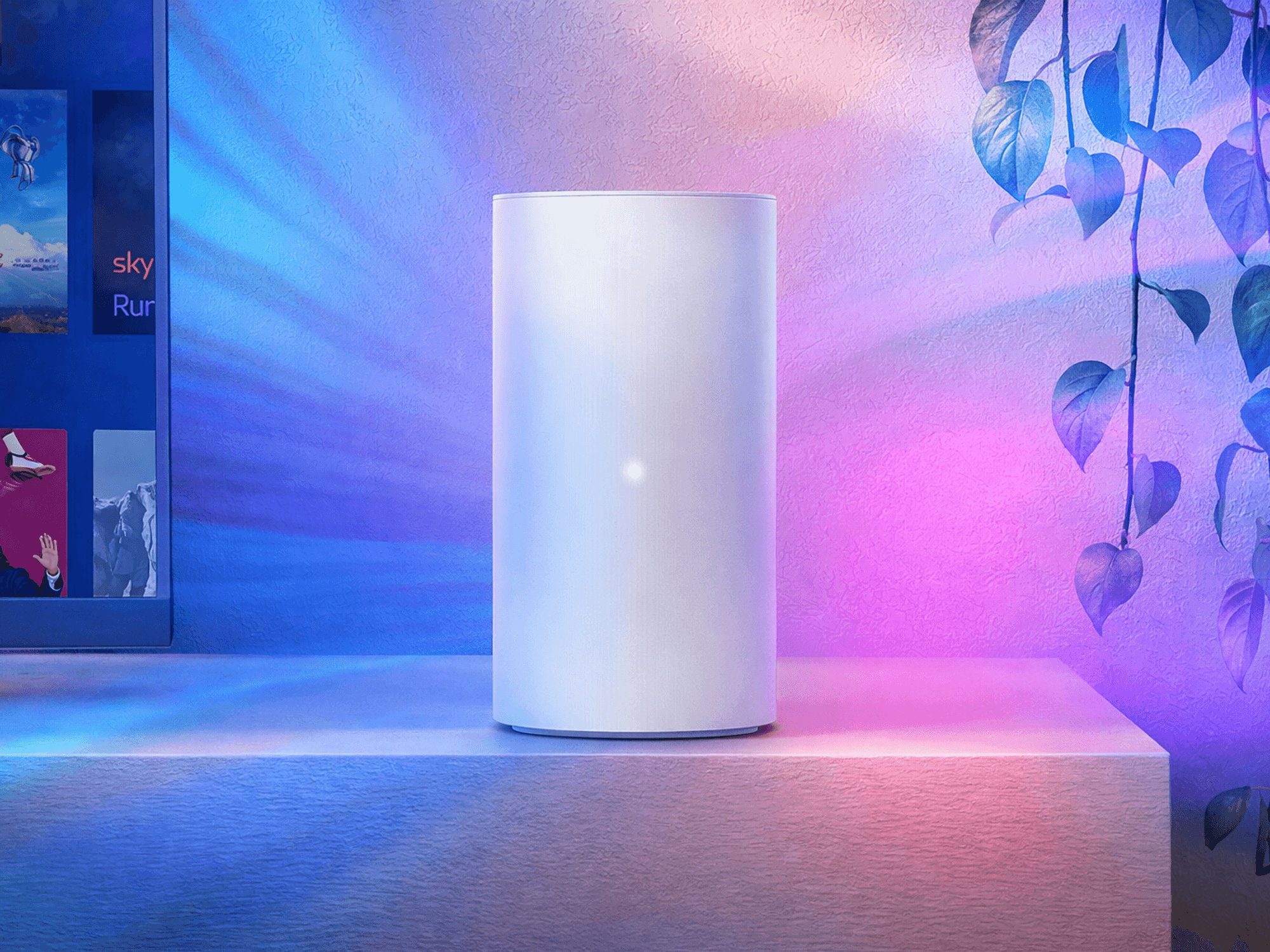 Sky Wi-Fi router on table