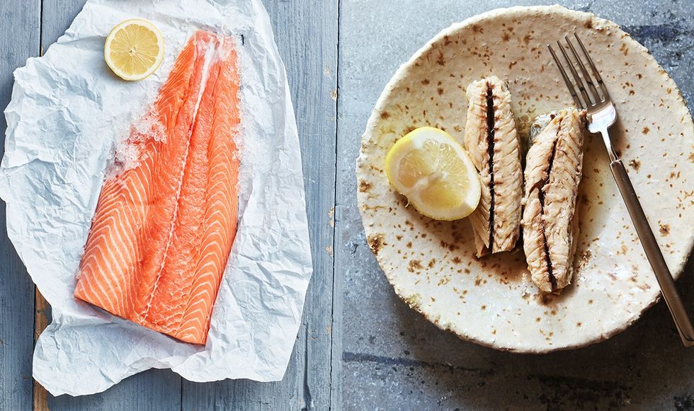 SLAB OF SALMON