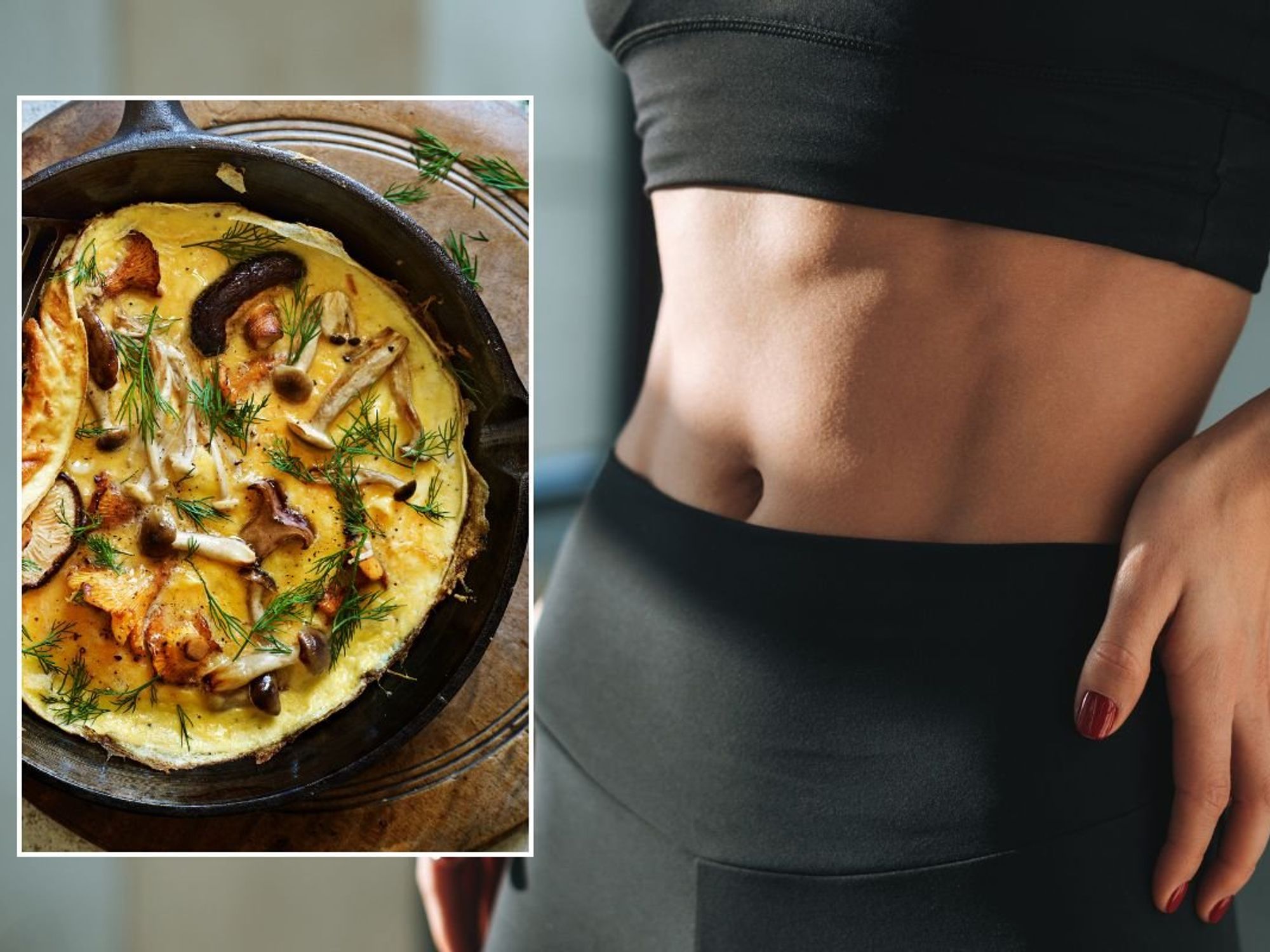 SLIM WAIST AND OMELETTE