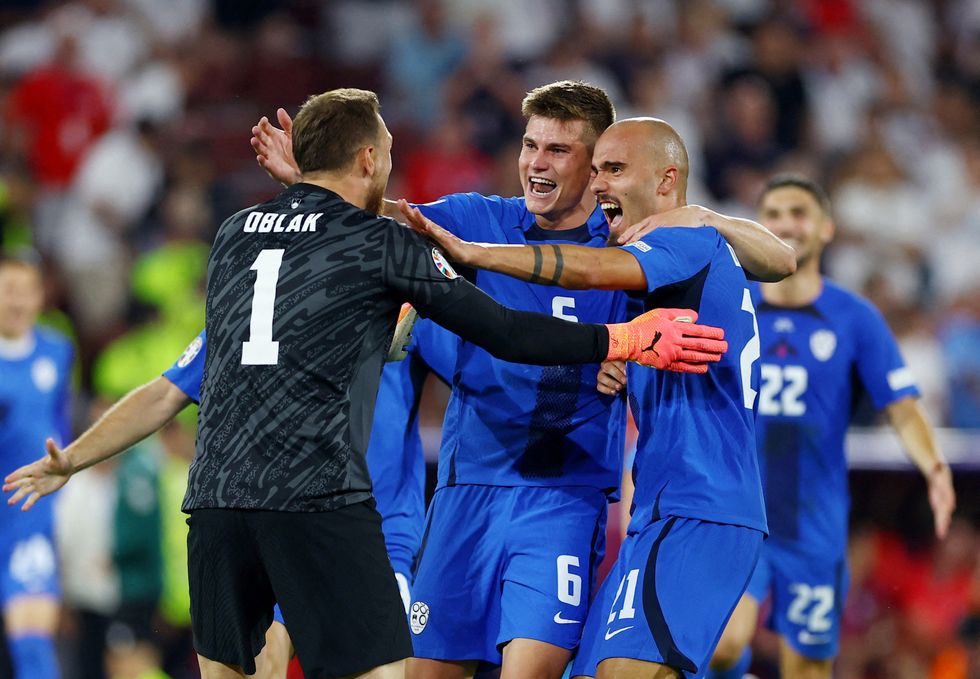 Slovenia made it through despite drawing all three games
