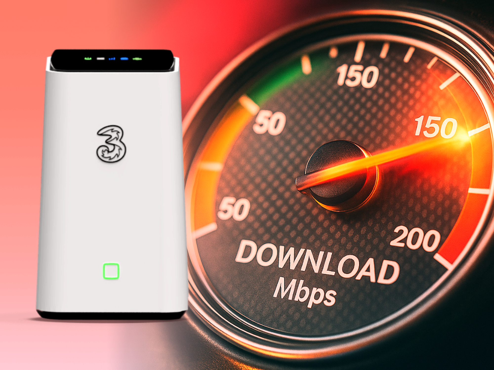 Slow broadband? Awesome upgrade from Three costs just £17, and you'll be connected to this BT riv...