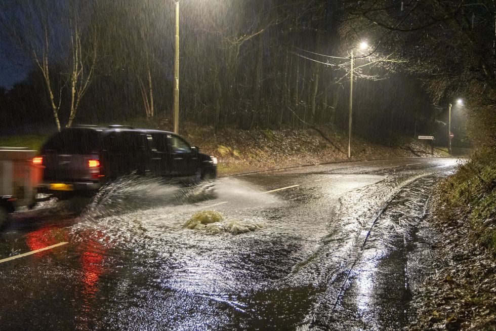 Slowing down while driving through puddles could mitigate the risk of splashing unsuspecting pedestrians.