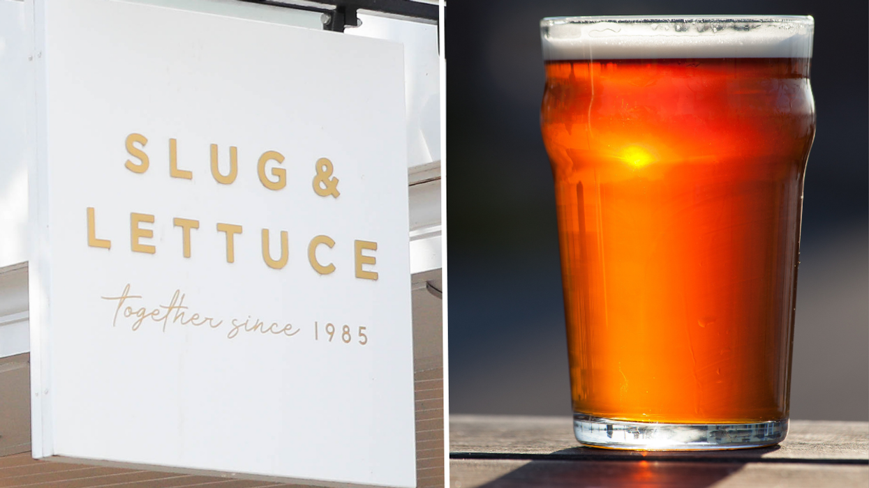 Slug & Lettuce bar pint