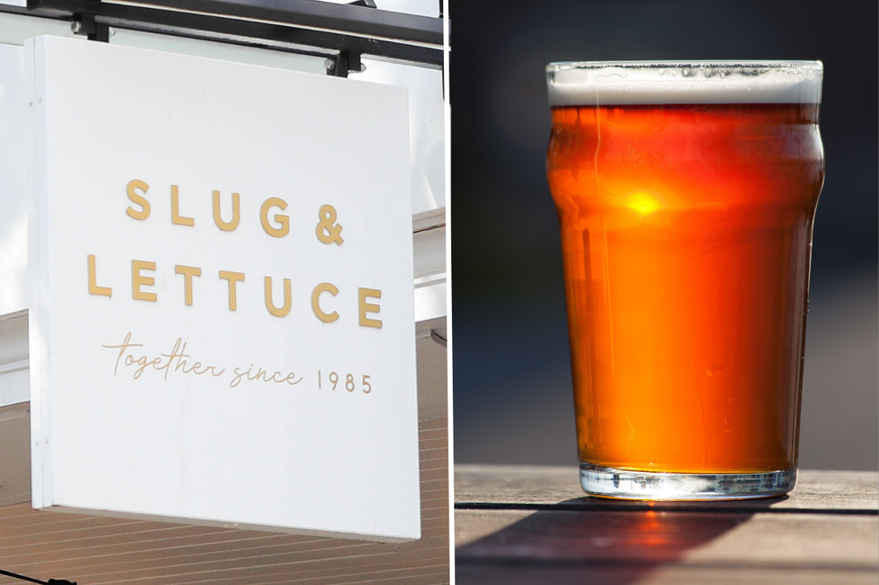 Slug & Lettuce bar pint