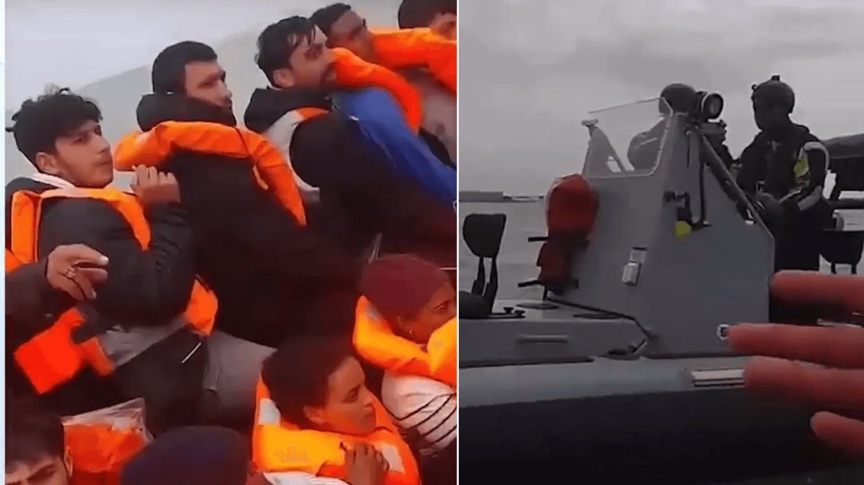 Small boat migrants and French Navy