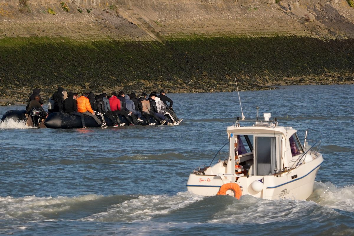 Small boat migrants in northern France