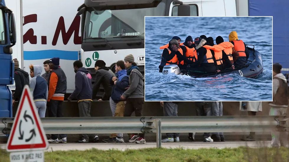 Small boat migrants/lorry migrants