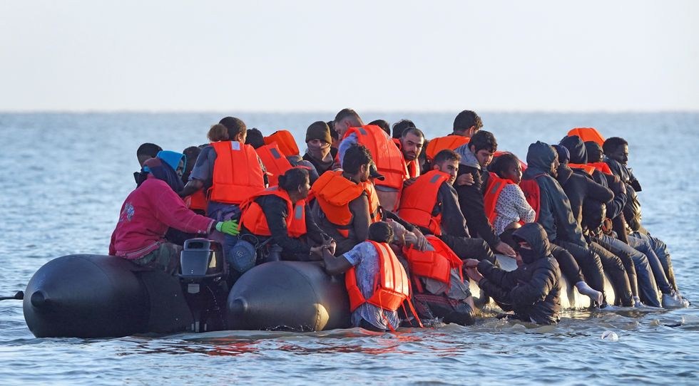 Small boat migrants