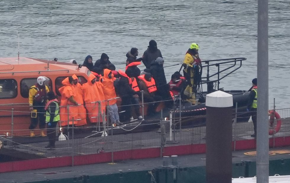 Small boat migrants