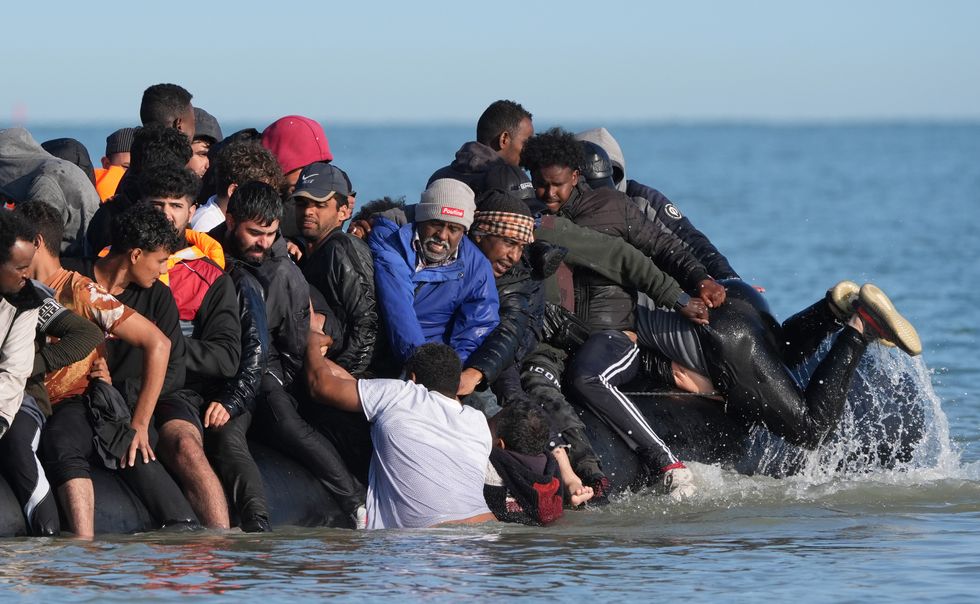 Small boat migrants