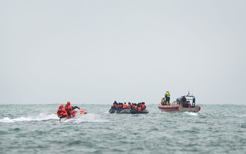 Small boat migrants