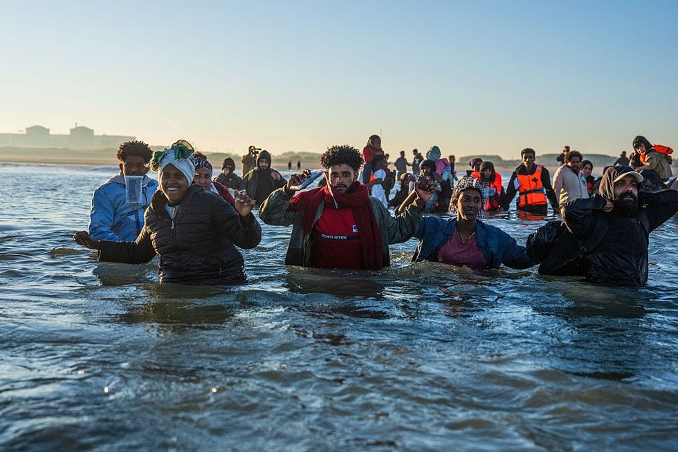 Small boat migrants