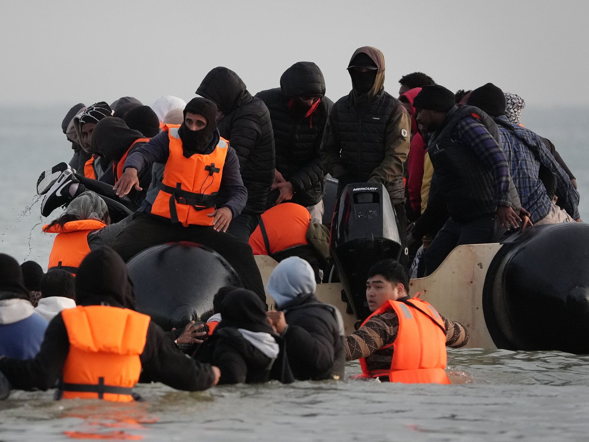 Small boat migrants