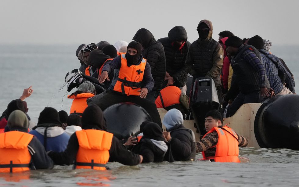 Small boat migrants