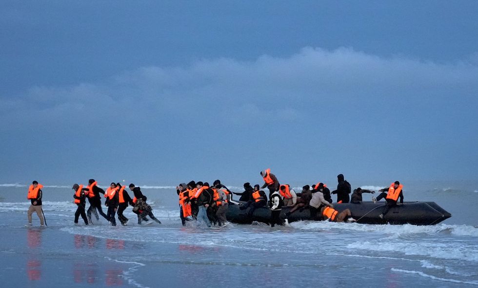 Small boat migrants