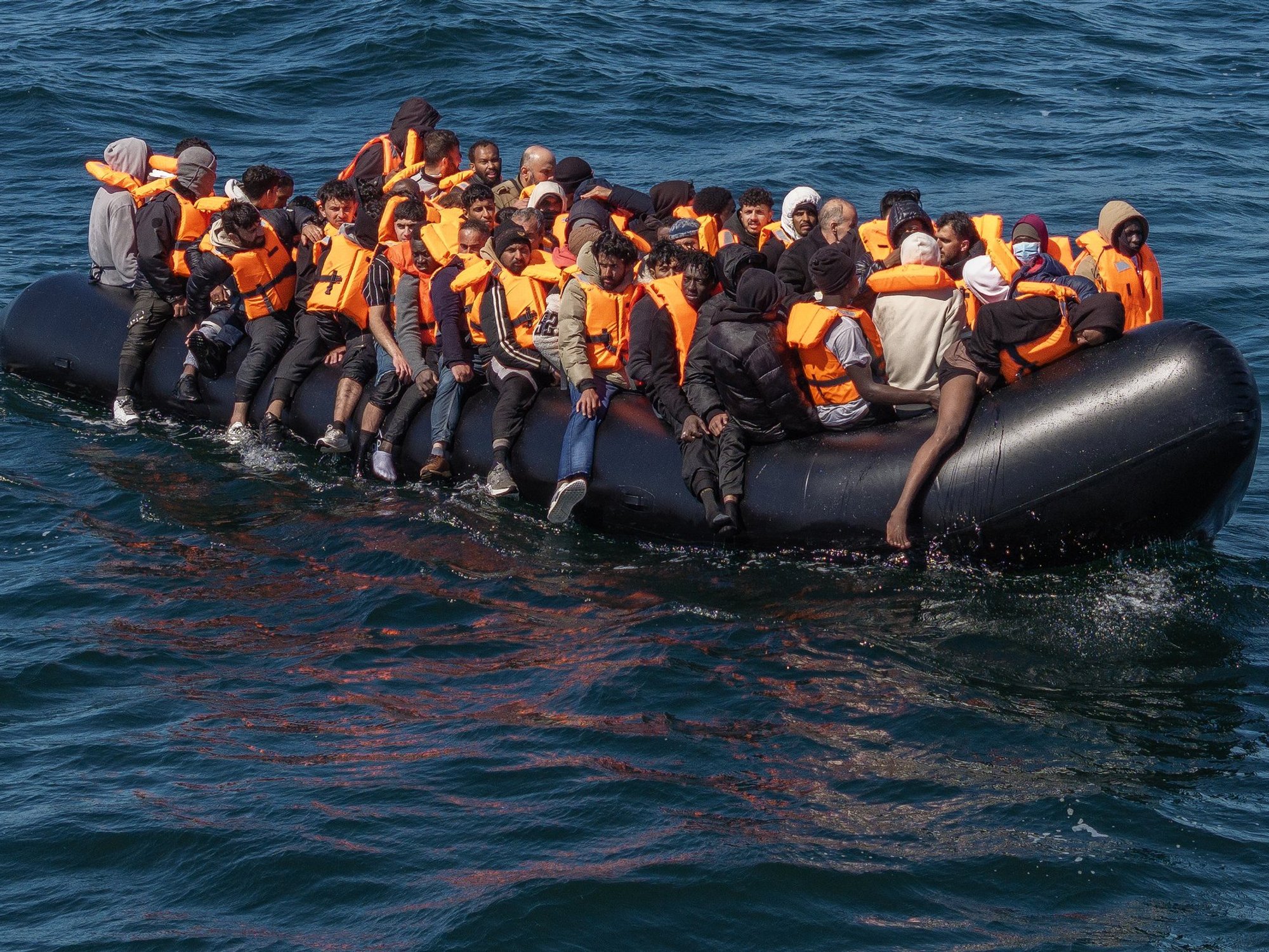 Small boat migrants