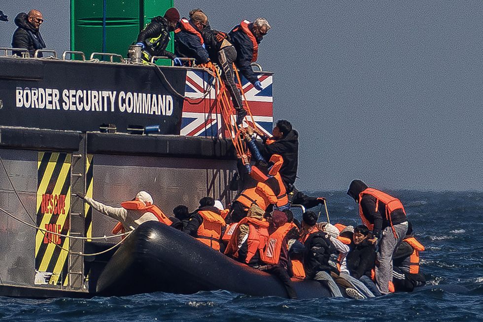 Small boat migrants