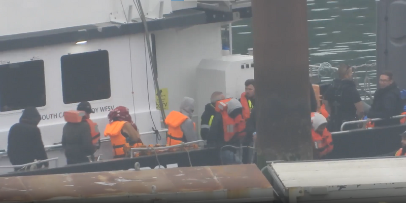 Small boat migrants