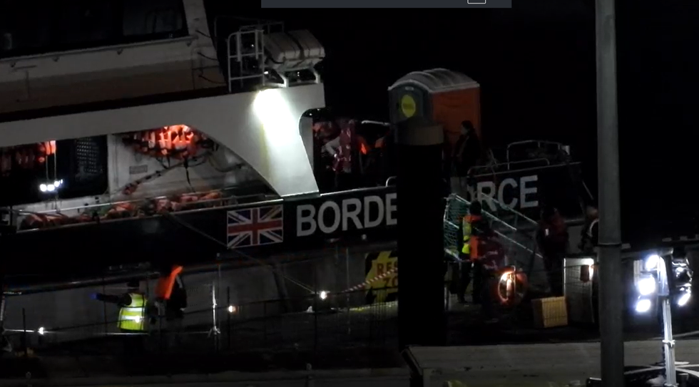 Small boat migrants