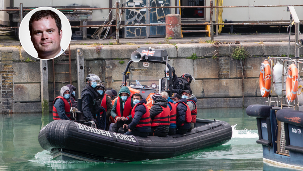 Small boats arrive in Dover port
