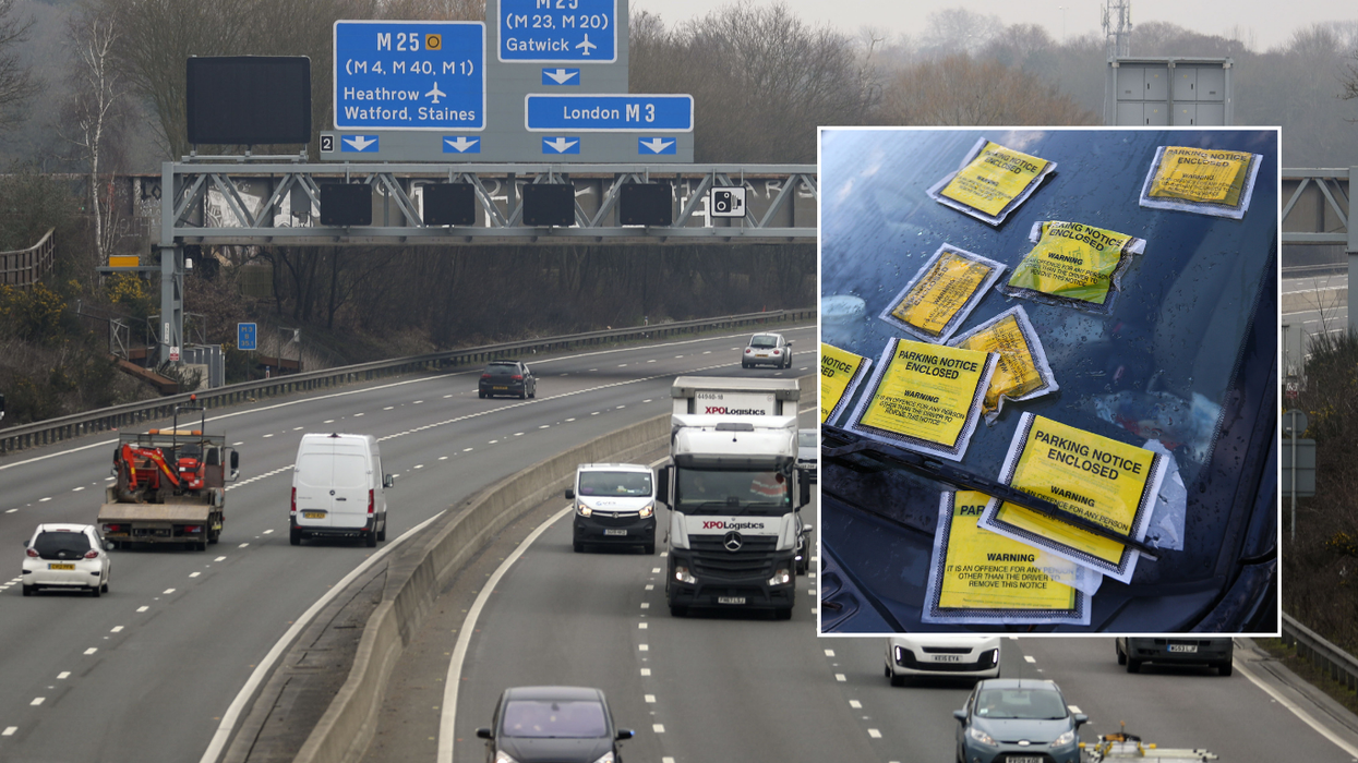 Smart motorway and parking ticket