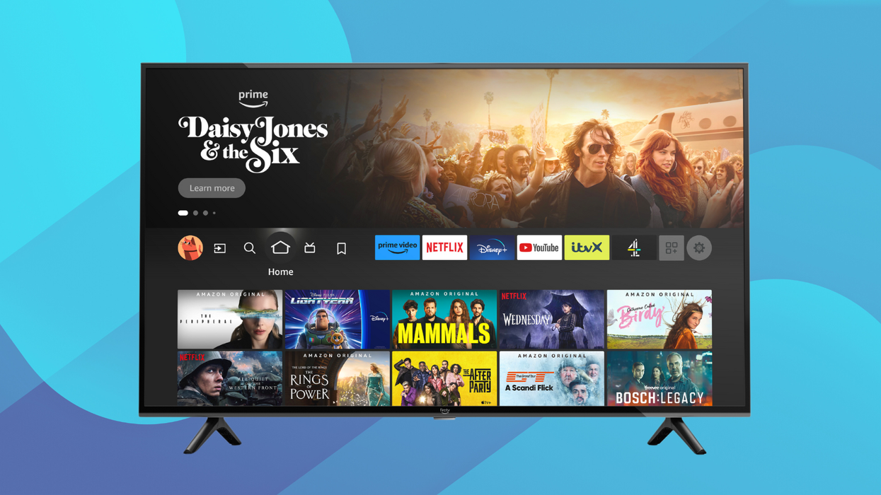 smart tv running fire tv operating system from amazon on-screen