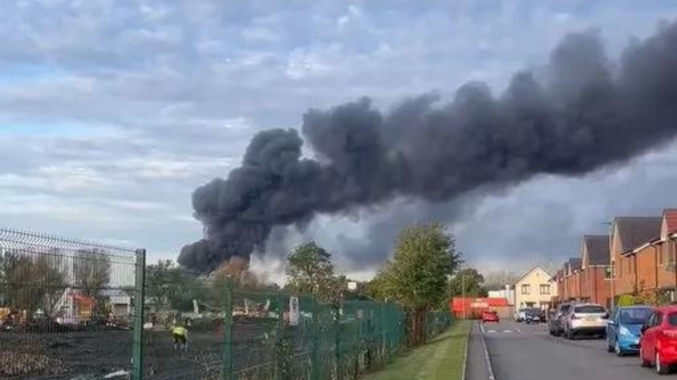 Smoke over Manchester
