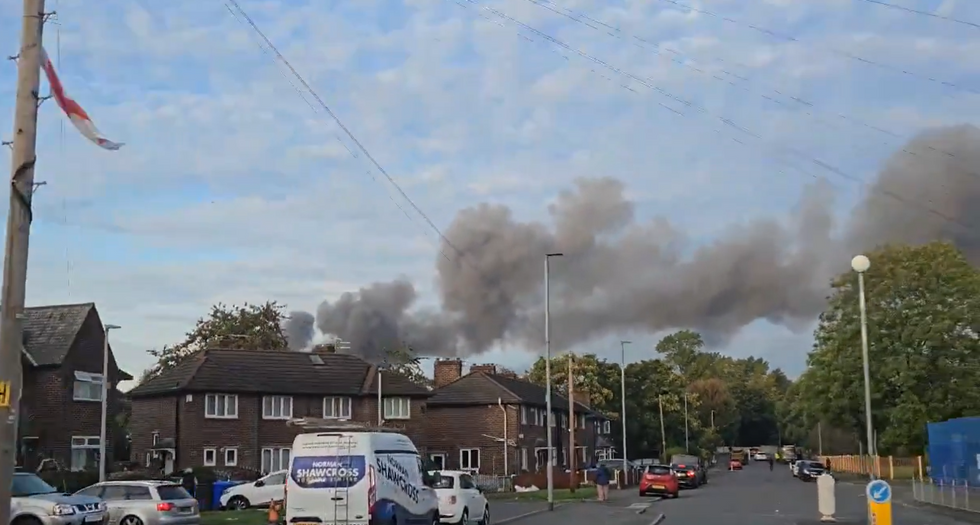 Smoke over Manchester