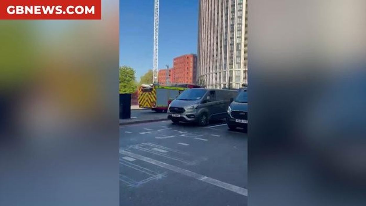 Huge fire engulfs electrical substation in London as smoke billows from raging inferno