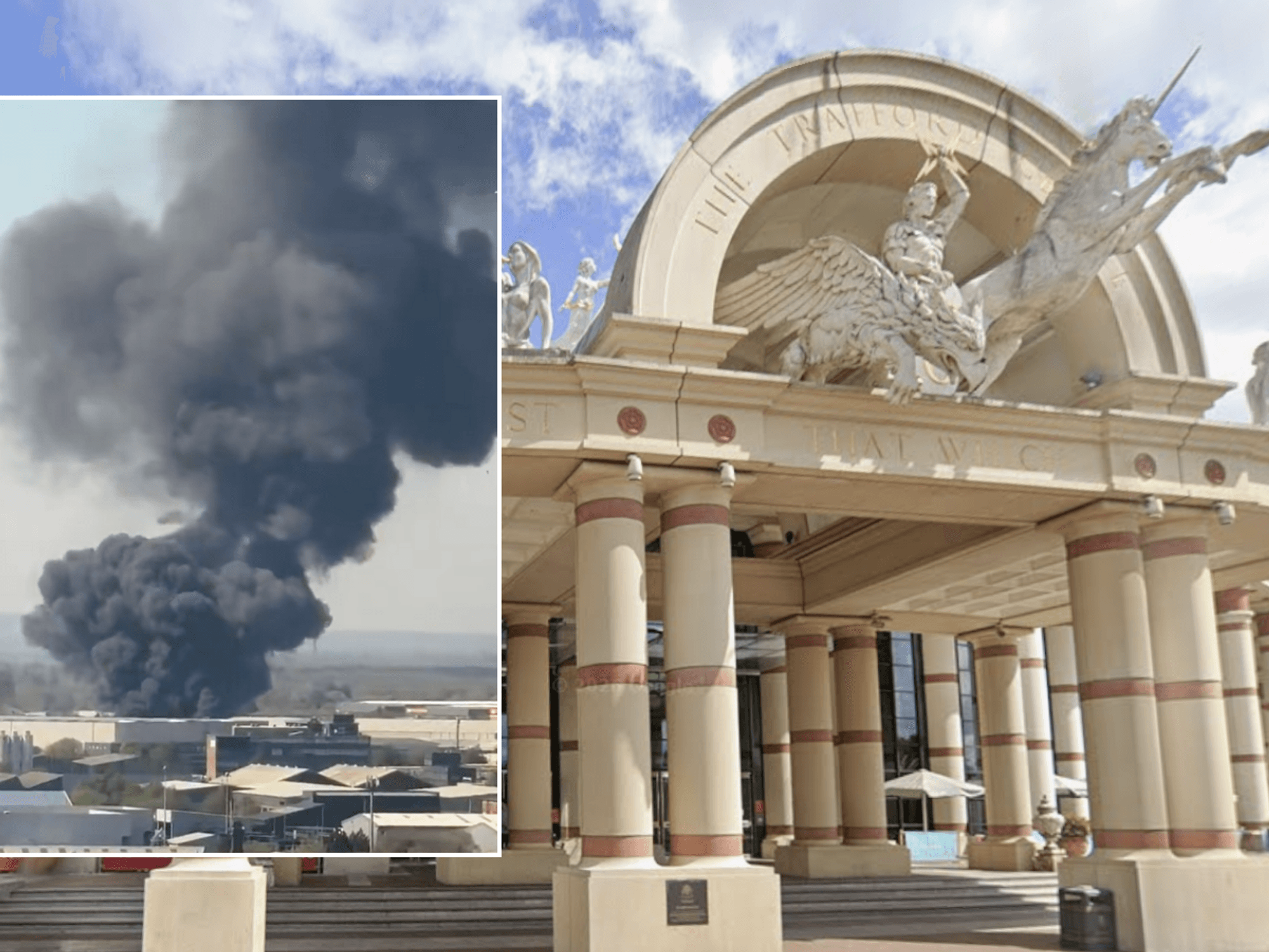 Smoke; Trafford Centre