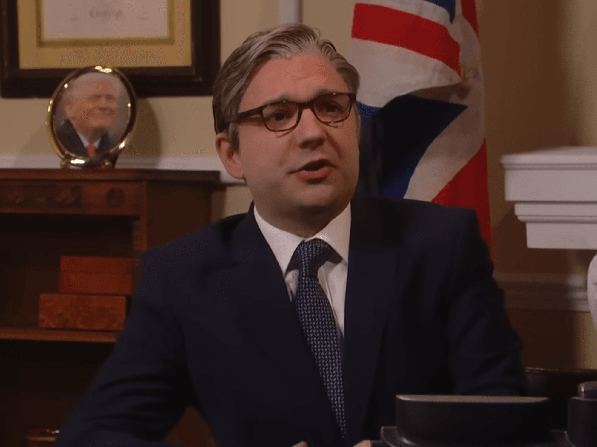 SNL UK: George Fouracres played Keir Starmer