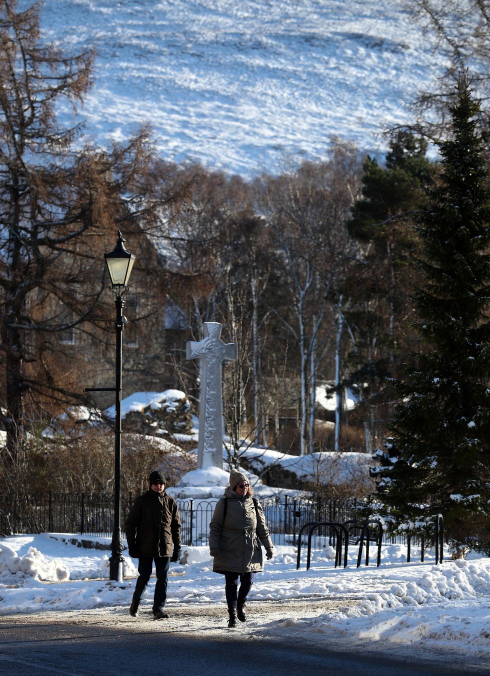 Snow in the Scottish Highlands