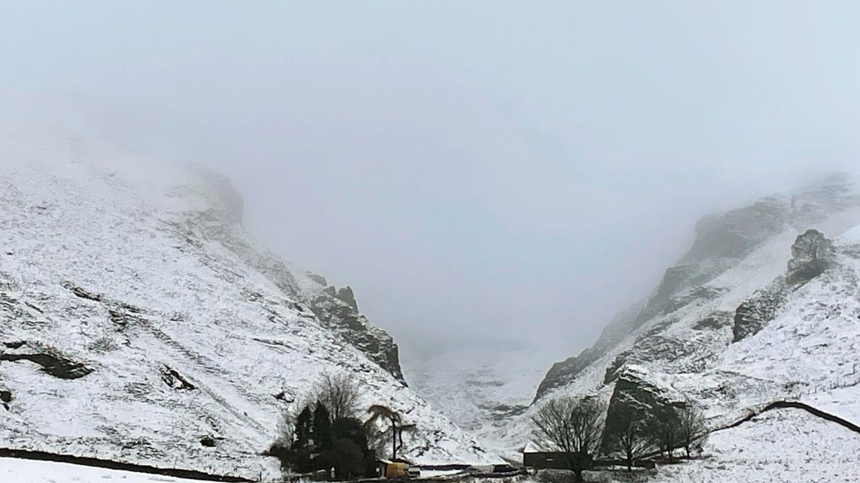 Snow on hills