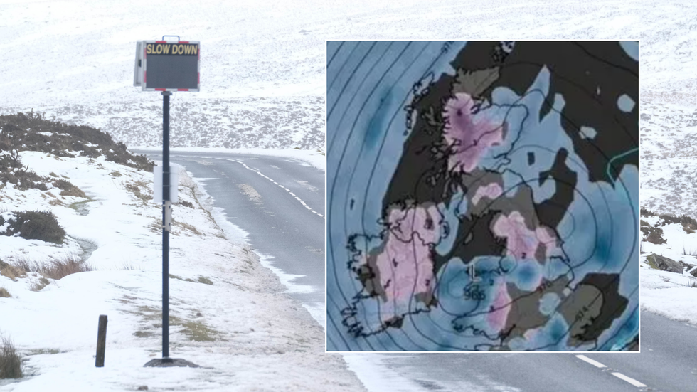 Snow UK/Winter overview map from WX Charts